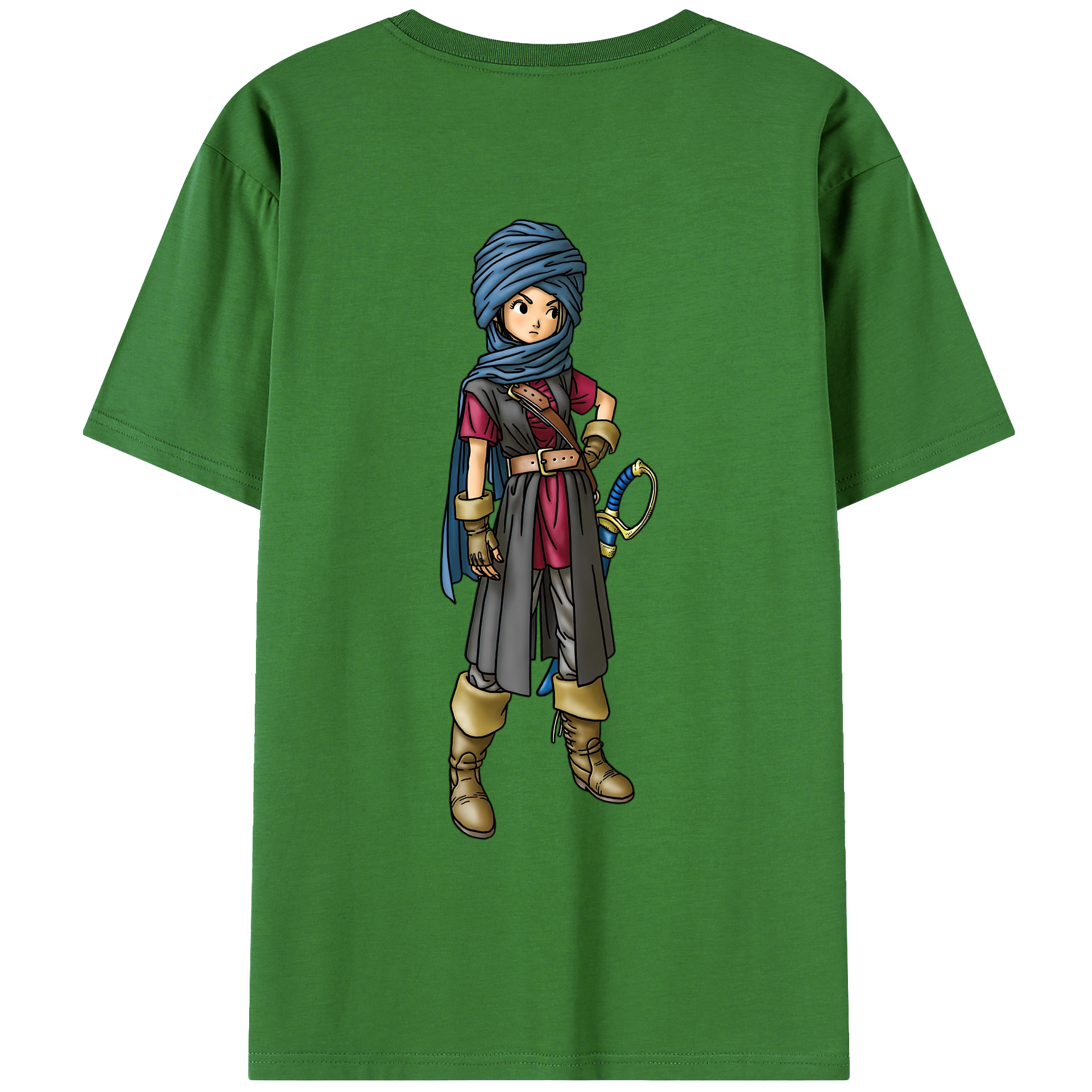 （画像用） ドラゴンクエスト Doragon Kuesuto Dragon Quest レディース半袖Tシャツ(バックプリント)